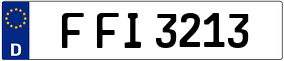 Truck License Plate
